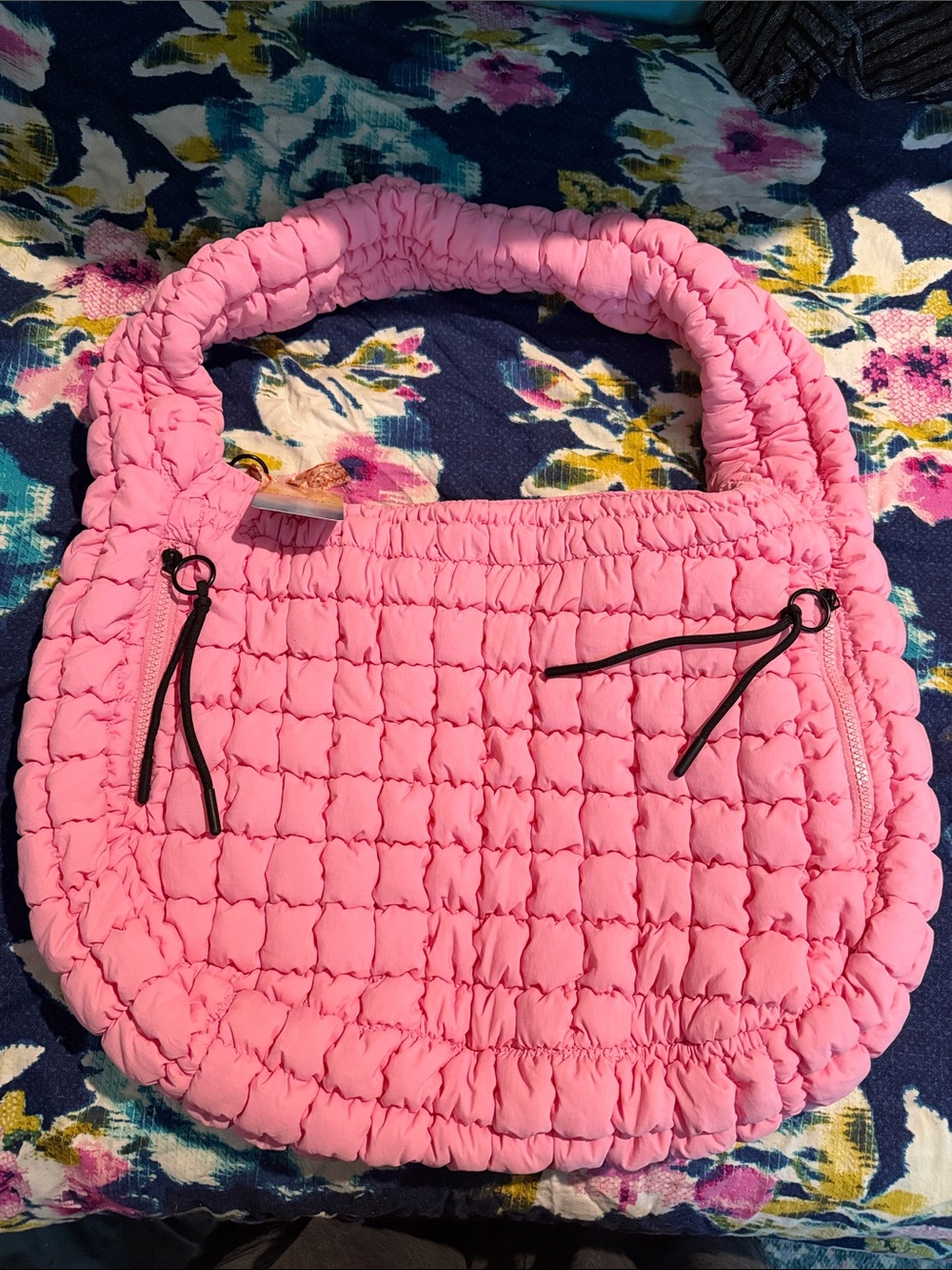 Malibu Hippie Pink Quilted Shoulder Bag - Women